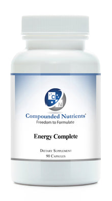 Energy Complete multivitamin for energy dietary supplement in a bottle with 90 capsules.