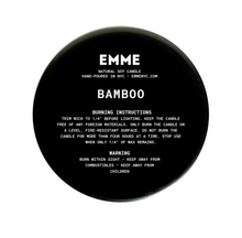 BAMBOO | EMME Wood Wick Soy Candle